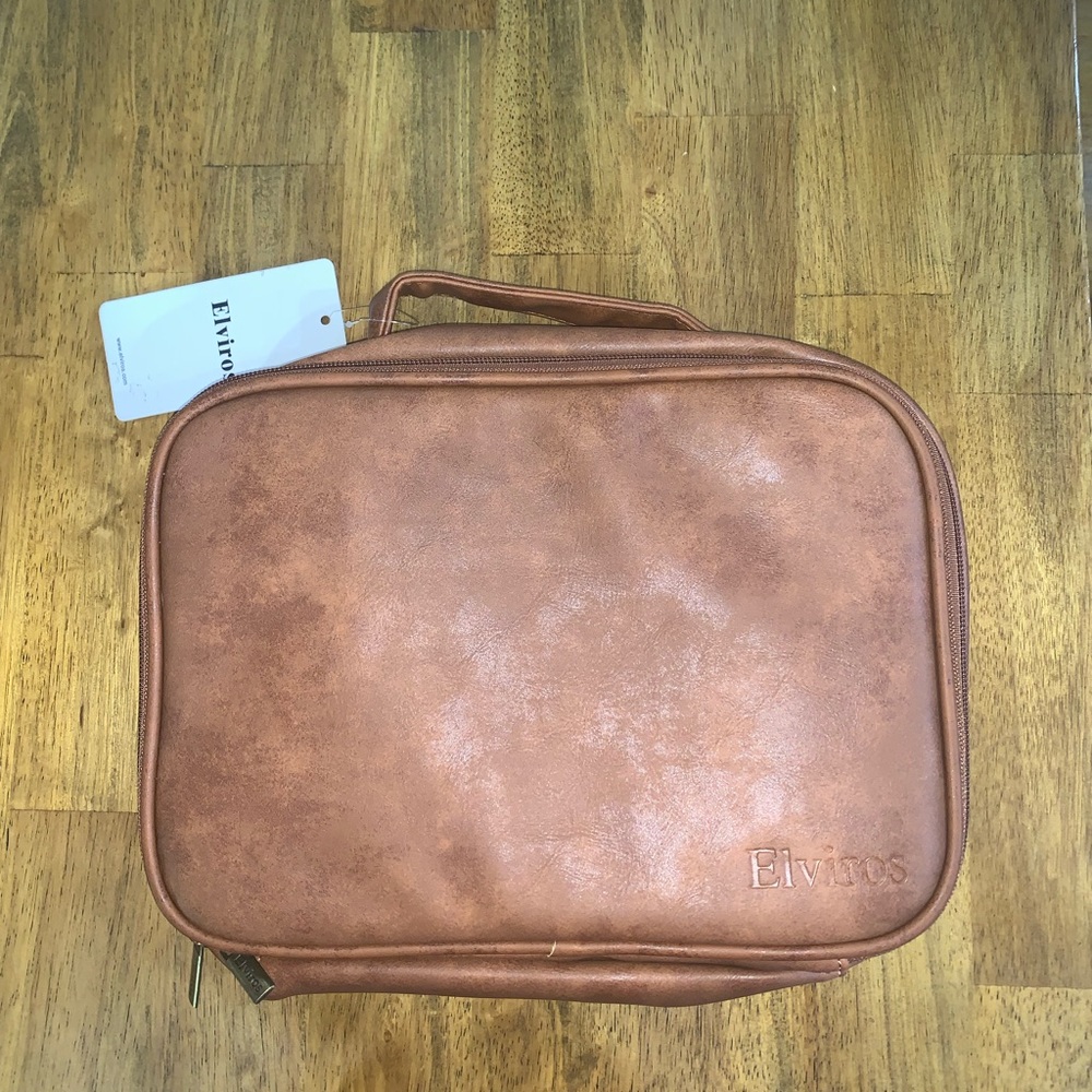 Elviros NWT Vinyl travel case bag